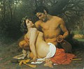 Faune et bacchante