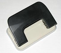 Two-hole (filebinder) hole punch