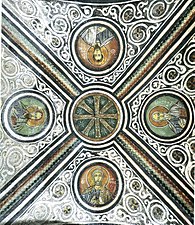 freska v Kláštore Hosios Lukas, Grécko