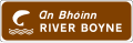 River Name Sign with Symbol