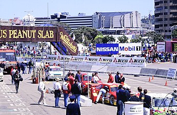 Photo of cars racing