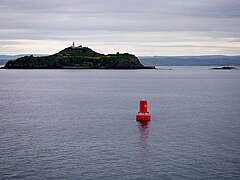 North Channel Buoy Number 8 and Inchkeith - geograph.org.uk - 5427201.jpg