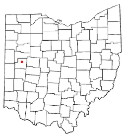 Vị trí trong Quận Shelby, Ohio