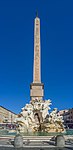 Fontana dei Quattro Fiumi (Roma), 1648-1651, de Gian Lorenzo Bernini[36]