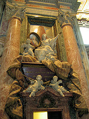 Pietro Bracci – Monument to Maria Clementina Sobieski
