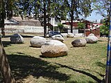 Memorial a detenidos desaparecidos en la plaza Huelén, Cerrillos.