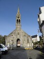 Pont-Aven : l'église paroissiale Saint-Joseph, la façade 2