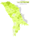 Voter turnout for the April 2009 legislative election by raion and municipality