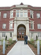 Northwest African American Museum (former Colman School), Seattle. This photo formed part of the application packet for Rico Quirindongo to the American Institute of Architects College of Fellows (FAIA).