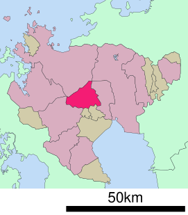 Lokasi Taku di Prefektur Saga