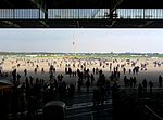 Invigningen av Tempelhofer Freiheit på det tidigare flygplatsområdet i Tempelhof i maj 2010.