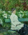 Madame la Comtesse Adèle de Toulouse-Lautrec au Jardin de Malromé, 1880-1882