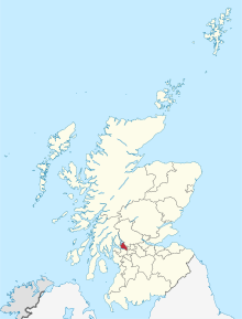 Poziția regiunii West Dunbartonshire