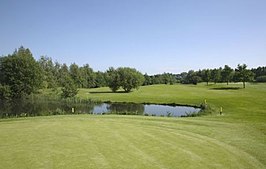 De golfbaan in de Berendock