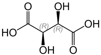 (R,R)-Tartaric Acid Structural Formula V1.png