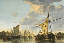אלברט קאופ, נהר המאז בדורדכט, 1650