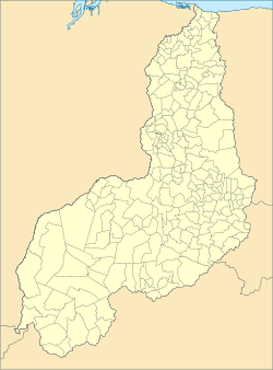 Teresina ubicada en Piauí