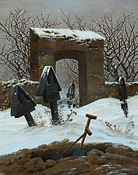 Graveyard under Snow 1826