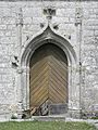 Chapelle de Quillidoaré : porte de la costale sud de la nef.