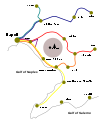 Lo schema della Circumvesuviana