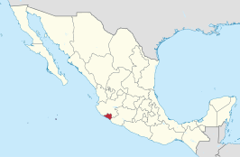 Kaart van Estado Libre y Soberano de Colima