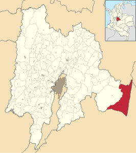 Locatie van Paratebueno