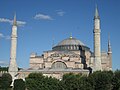 Aspècte exterior generau de la basilica amb sei quatre minarets