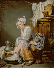 Jean-Baptiste Greuze, La Blanchisseuse, 1761.