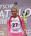 Karolin Horchler bei der Deutschen Biathlon-Meisterschaft 2015