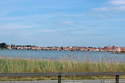 Kerteminde set fra sydsiden af fjorden