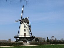 ventmuelejo Fauconniersmolen en la municipoparto Oordegem