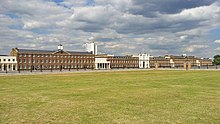 The facade of the Royal Artillery Barracks