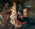 『エジプトへの逃避途上の休息』（1597年頃） ドリア・パンフィリ美術館（ローマ）