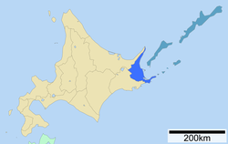 Location of Subprefektur Nemuro