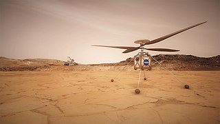 Rappresentazione artistica del Mars Helicopter Scout