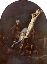 Die Kreuzaufrichtung von Rembrandt van Rijn, 1632–1633