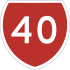 State Highway 40 shield}}