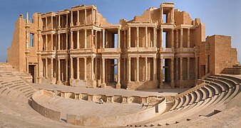 Théâtre romain de Sabratha.