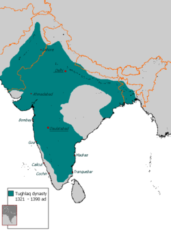 Delhijski sultanat je dosegao svoj zenit pod turko-indijskom Tuglak dinastijom.[1]