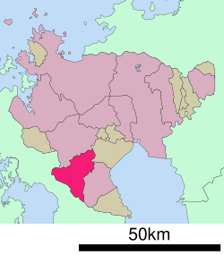 Location of Ureshino