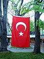 Flag of Turkey near Kapalıçarşı