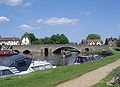 Foto van brug over de Thames bij Abingdom-on-Thames