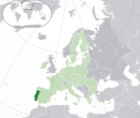 Vendndodhja e Portugalisë