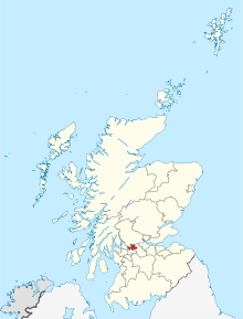 Poziția regiunii East Dunbartonshire