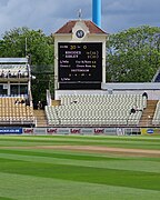 Edgbaston, a new typeface on the scoreboard - geograph.org.uk - 6175210.jpg