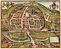 Image 72An illustration of Exeter in 1563, entitled Civitas Exoniae (vulgo Excester) urbs primaria in comitatu Devoniae (from Exeter)