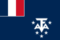 Flag of the French Southern and Antarctic Lands has a rare use of the Flag of France as its canton.