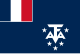 Bandera de Tierras Australes y Antárticas Francesas