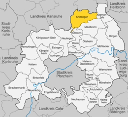 Knittlingen - Localizazion