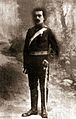 گارگین نژده در لباس افسر ارتش بلغارستان در طول جنگهای بالکان